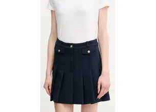 Φούστα Tommy Hilfiger χρώμα: ναυτικό μπλε, WW0WW44731