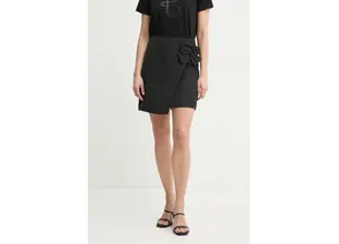 Φούστα Bruuns Bazaar χρώμα: μαύρο, BBW4394