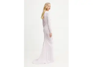 Φόρεμα Elisabetta Franchi χρώμα: ροζ, ABR3251E2