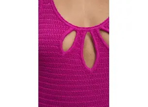 Βαμβακερό φόρεμα Twinset χρώμα: ροζ, 251LB3EBB