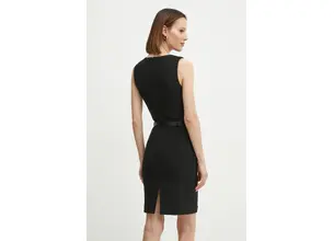 Φόρεμα Marciano Guess MASHA χρώμα: μαύρο, 5RGK10 6302A