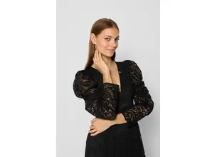Φόρεμα Bizuu ITALIANA χρώμα: μαύρο, SUKIENKA ITALIANA_CZARNY_AW24