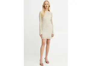 Φόρεμα Missoni χρώμα: μπεζ, DS25SG1M.BR010R
