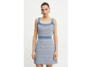 Φόρεμα Guess ELSIE χρώμα: μπλε, W5GK77 WH610