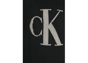 Βαμβακερό πουλόβερ Calvin Klein Jeans χρώμα: μαύρο, J20J224799