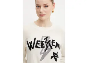 Πουλόβερ κασμίρ Weekend Max Mara γυναικείο, χρώμα: μπεζ, 2515361011600