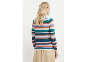 Βαμβακερό πουλόβερ Weekend Max Mara γυναικείο, χρώμα: μπεζ, 2515361161600
