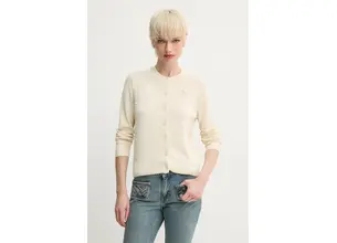 Ζακέτα με μείγμα μετάξι ZADIG&VOLTAIRE χρώμα: μπεζ, KWCA01585