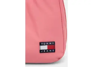 Τσάντα Tommy Jeans χρώμα: ροζ, AW0AW16958
