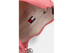 Τσάντα Tommy Jeans χρώμα: ροζ, AW0AW16958