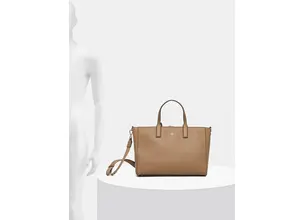 Τσάντα Tommy Hilfiger χρώμα: πράσινο, AW0AW17330