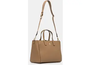 Τσάντα Tommy Hilfiger χρώμα: πράσινο, AW0AW17330