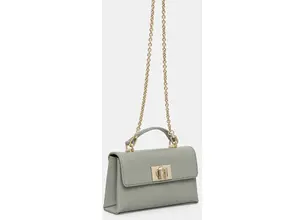 Δερμάτινη τσάντα Furla χρώμα: πράσινο, WE00423 ARE000 AG700