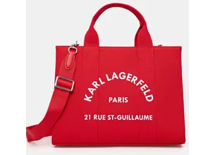 Τσάντα Karl Lagerfeld χρώμα: κόκκινο, A1W50010