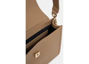 Τσάντα Tommy Hilfiger χρώμα: πράσινο, AW0AW17176