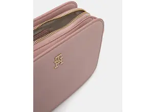 Τσάντα Tommy Hilfiger χρώμα: ροζ, AW0AW17229