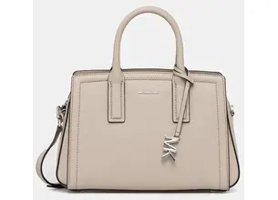 Δερμάτινη τσάντα MICHAEL Michael Kors χρώμα: μπεζ, 30S5S9IS1L