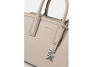 Δερμάτινη τσάντα MICHAEL Michael Kors χρώμα: μπεζ, 30S5S9IS1L