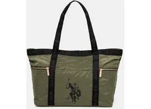 Τσάντα U.S. Polo Assn. NEW SPORT CHIC χρώμα: πράσινο, BEUN55842WN1