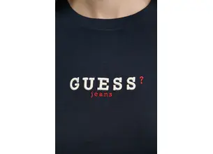 Μπλουζάκι Guess Jeans χρώμα: ναυτικό μπλε, W5RI54 J1314