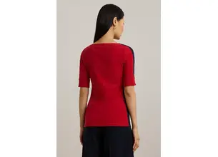 Βαμβακερό μπλουζάκι Lauren Ralph Lauren γυναικείο, χρώμα: κόκκινο, 200957589