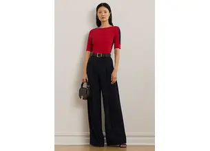 Βαμβακερό μπλουζάκι Lauren Ralph Lauren γυναικείο, χρώμα: κόκκινο, 200957589