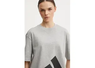 Μπλουζάκι adidas Essentials χρώμα: γκρι, JG8738