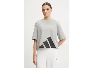 Μπλουζάκι adidas Essentials χρώμα: γκρι, JG8738