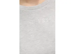 Μπλουζάκι Guess RHINESTONES χρώμα: γκρι, V5RI18 I3Z14