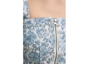 Μπλουζάκι Levi's SCULPTED BUSTIER χρώμα: μπλε, 001W4