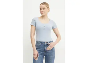 Μπλουζάκι Guess KARINA χρώμα: μπλε, W5GP43 KCTC2