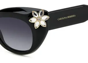 Γυαλιά ηλίου Carolina Herrera χρώμα: μαύρο