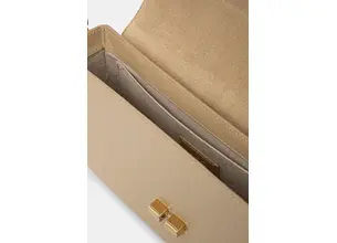 Δερμάτινη τσάντα A.P.C. Sac Grace Shoulder χρώμα: μπεζ, PXBMW.F61615