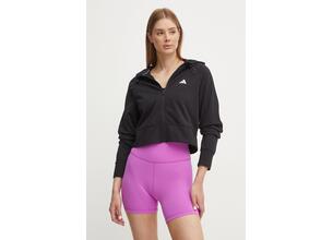 Φούτερ προπόνησης adidas Performance Game and Go χρώμα: μαύρο, με κουκούλα, IX5065