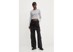 Μπλούζα Dickies CLANCY χρώμα: μαύρο, με κουκούλα, DK0A4Z2W
