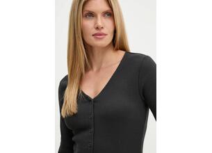 Longsleeve Levi's χρώμα: μαύρο, A8783