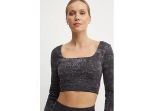Μακρυμάνικο προπόνησης Calvin Klein Performance χρώμα: μαύρο, 00GWF4K201