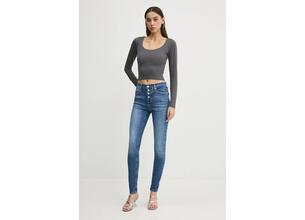 Μακρυμάνικο Hollister Co. χρώμα: γκρι, KI339-3628