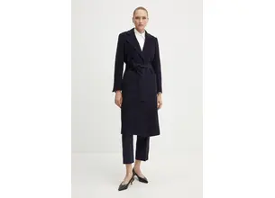 Μάλλινο παλτό MAX&Co. χρώμα: ναυτικό μπλε, 2428016024200