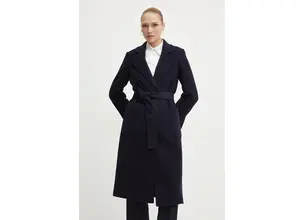 Μάλλινο παλτό MAX&Co. χρώμα: ναυτικό μπλε, 2428016024200