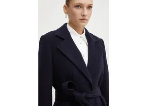 Μάλλινο παλτό MAX&Co. χρώμα: ναυτικό μπλε, 2428016024200