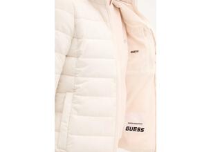 Μπουφάν Guess SOLID χρώμα: μπεζ, V4YL04 WF3X0