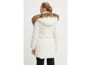 Μπουφάν Guess SYLVIE χρώμα: μπεζ, W4BL59 WG7X2
