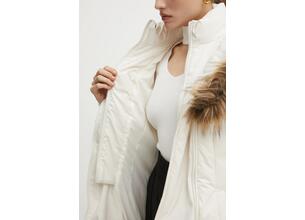 Μπουφάν Guess SYLVIE χρώμα: μπεζ, W4BL59 WG7X2