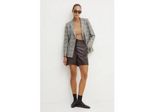 Μάλλινο σακάκι Weekend Max Mara χρώμα: μαύρο, 2425046052600