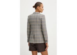 Μάλλινο σακάκι Weekend Max Mara χρώμα: μαύρο, 2425046052600
