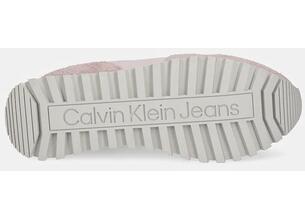 Σουέτ αθλητικά παπούτσια Calvin Klein Jeans RUNNER LACEUP ML SUEDE χρώμα: ροζ, YW0YW01574