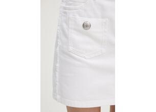 Τζιν φούστα ZADIG&VOLTAIRE χρώμα: άσπρο, WWSK00386