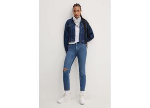 Τζιν παντελόνι Abercrombie & Fitch χρώμα: ναυτικό μπλε, KI155-3348