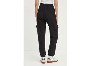 Βαμβακερό παντελόνι Calvin Klein Jeans χρώμα: μαύρο, J20J223589